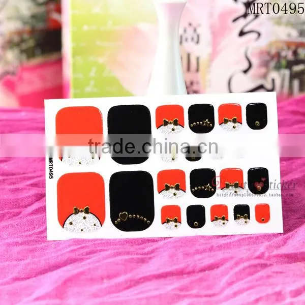 Beauty Sticker GMP Gloden Design Toe Wraps/nail Patch/sticker photo-3
