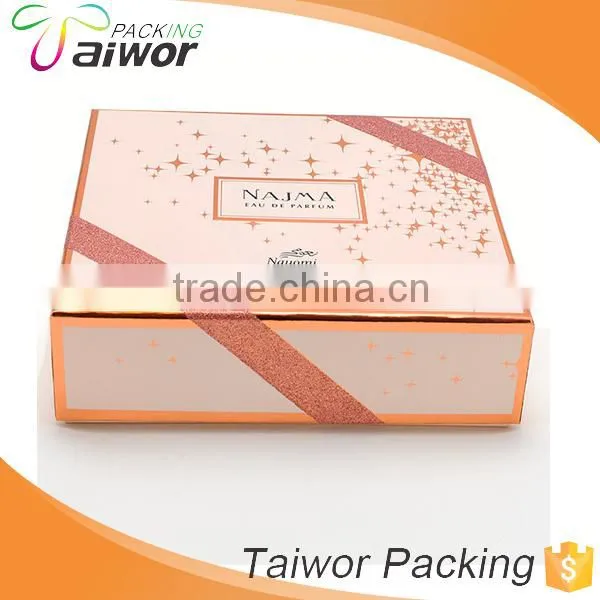 Customed New Product Glossy Lamination Cosmetic Box Favorite By Ladies