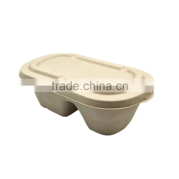 Environmental Disposable Paper Pulp Food Packaging photo-6