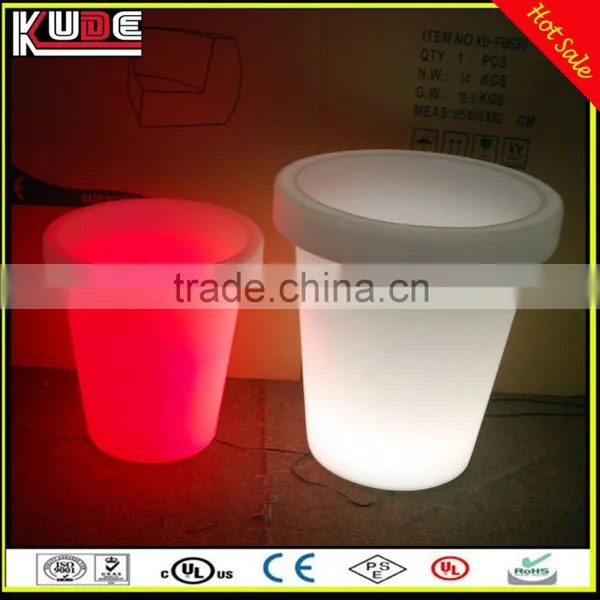 Garden Pot PE Plastic Led Flowerpot for Even Project photo-4