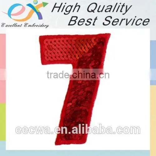 Professionally Custom Iron-on Sequin Numbers photo-6