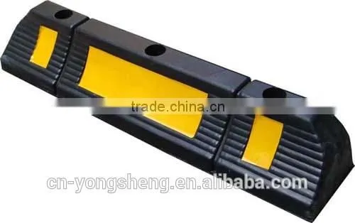 Traffic Safety Rubber Car Parking Blocks