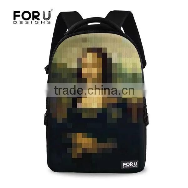 900D Mona Lisa Series Women Laptop Bag,Laptop Backpack,Laptop Bag photo-2