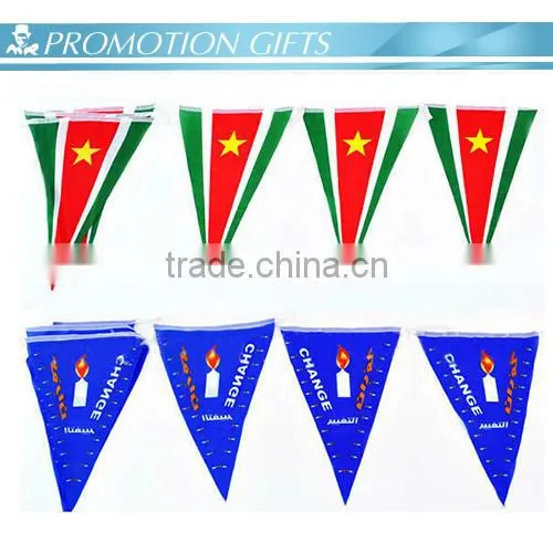 Wholesale Promotion Pennant Triangle String Flag photo-2