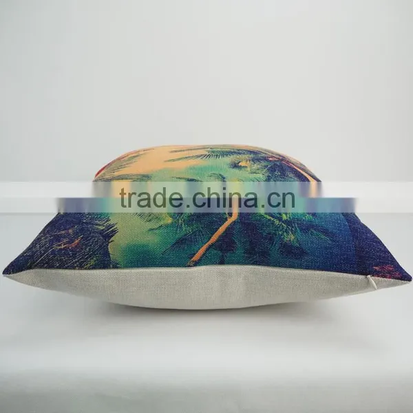 Throw Decorative Hotel Pillows Square Plain Patterned Cushion Cover Scenery Digital Printing Pillow Case photo-5