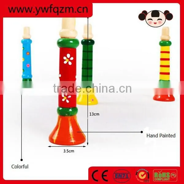 Cheap Natural Wooden Trumpet photo-2