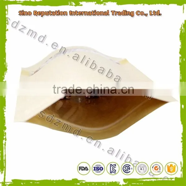 Kraft Paper Biodegradable Stand up Pouch With Zipper photo-3