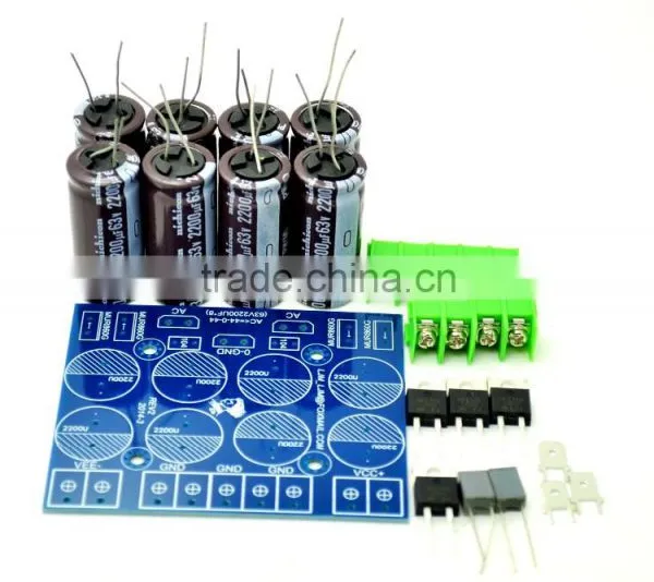 Power Supply Board HIFI Stereo 63V2200Uf X 8+MUR8100E X 4 photo-4