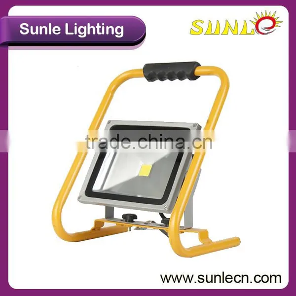 Waterproof Yellow 5000 Lumen 50w Rechargeable Led Flood Light With Handle photo-5
