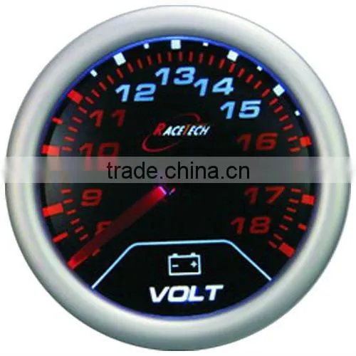 52mm Smoke Lens / Super White Led Electrical Volt Gauge/52mm Classic Votmeter