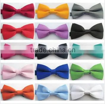 Child Bow Tie and Boys Bow Tie With NEW Children Kids Baby Boy Toddler Boys Plain Linen Clip on Bow Tie Bowtie