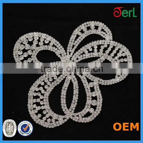2016 New Design! Fashion Crystal Stone Applique for Wedding Dress Decorations photo-5
