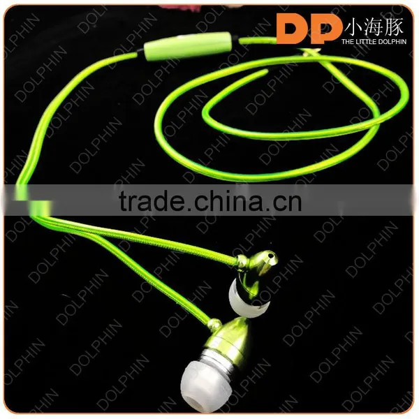 2016 Consumer Electronics EL Headphone LED Light EL Wire Earphone Custom Earbuds With Logo photo-2