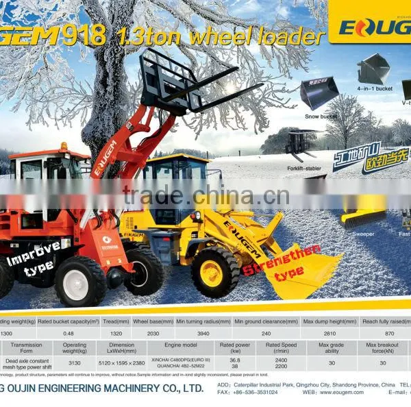 China Best Engineering Wheel Loaders 1.3Ton-3Ton-5Ton photo-4