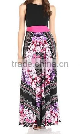 Vintage Women Summer Boho Floral Long Casual Party Plus Size Maxi Dress photo-3