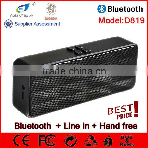 D819 Wireless Bluetooth Speaker With Line in for Outdoor Sporting photo-5