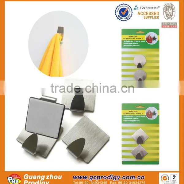 Stainless Steel Adhesive Metal Hook/stainless Steel Wall Hook photo-6