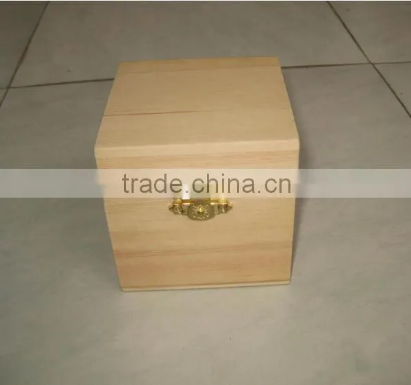 Chinese Factories Wholesale Custom High-grade Wooden Gift Boxes, Light Coffee Color Jewelry Box photo-2