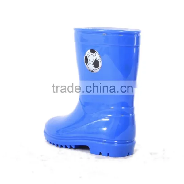 High Quality Football Pattern Pvc Rain Boots Cheap Pvc Rain Shoes for Boys photo-3