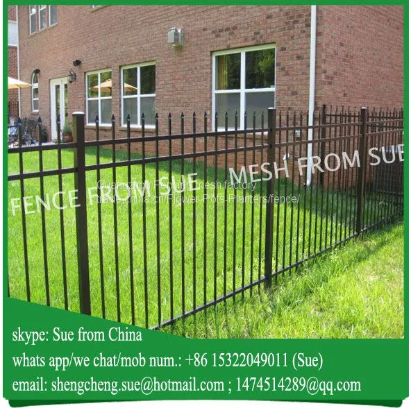 Steel Wall Picket Fence Design From China Fence Factory photo-2