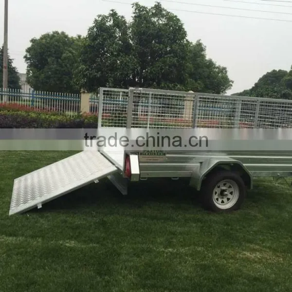 Hot Dip Galvanize Caged Trailer .Garden Trailer .Farm Trailer /Car Tiping Trailer photo-2