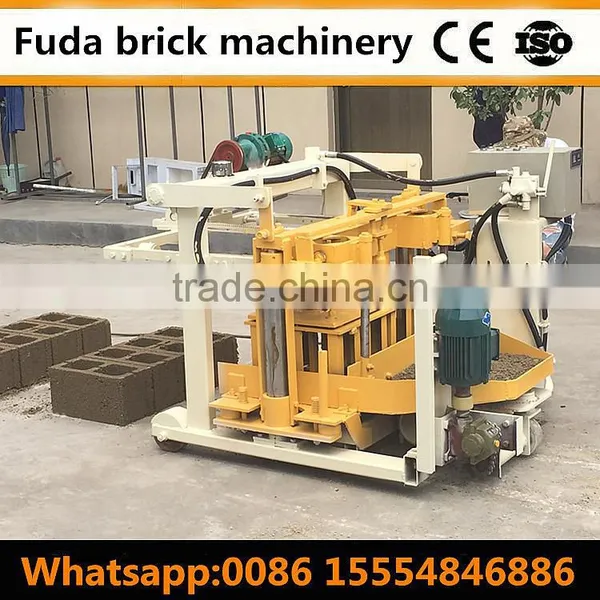 QT40-3A Moving Cement Solid Brick Making Machine Price in Pure photo-2