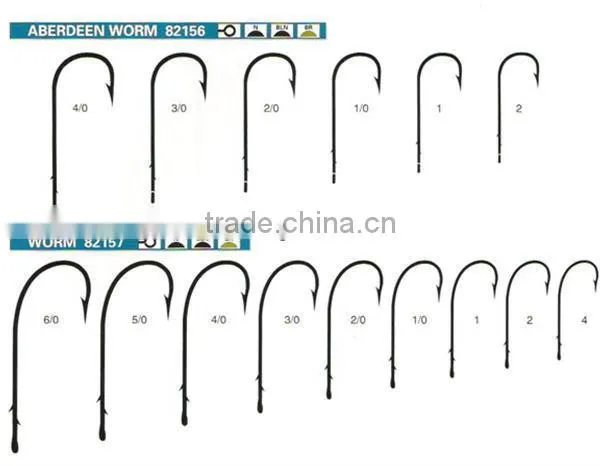 ABERDEEN WORM WHOLESALE FISHING HOOK