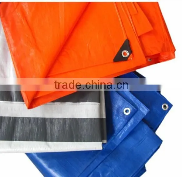 Orange Color Poly Water Resistance Material Tarps,waterproof Tarpaulin Backpack photo-3