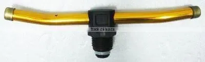 Aluminum 2-Arm Rotary Sprinkler With Plastic Base For Garden photo-3