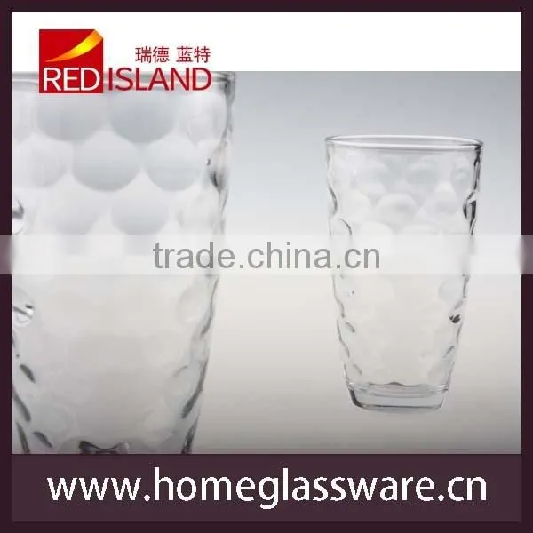 250ml Dot Embossed Glass Cup Kitchenware From China photo-2
