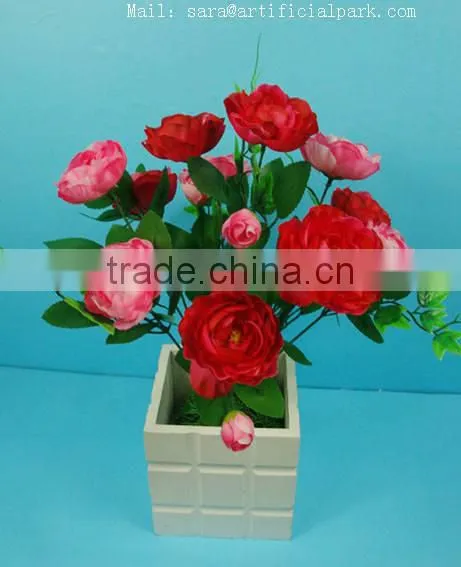 SJ10131030 Artificial High Quality Camellia Flower/fake Japonica Flower photo-5