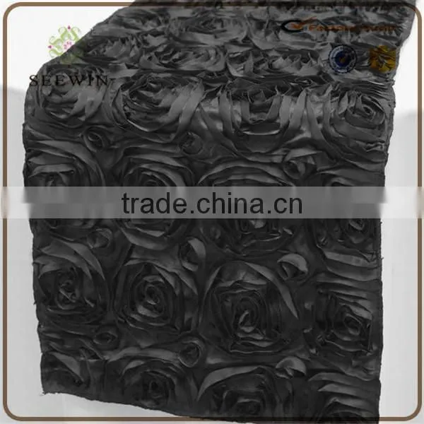 Fashionable Royal Trendy Rosette Table Runner photo-2