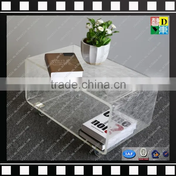 Clear Acrylic Sofa Table PMMA Living Room Table Glass Coffee Table From China Manufacturer photo-6