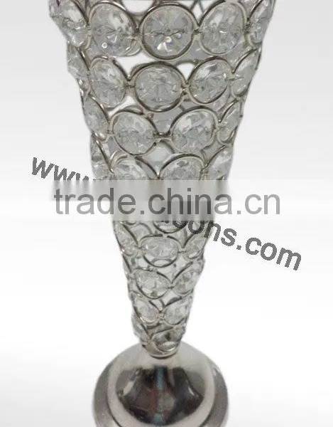 Cheap Whole Metal Vase for Wedding Decoration photo-6