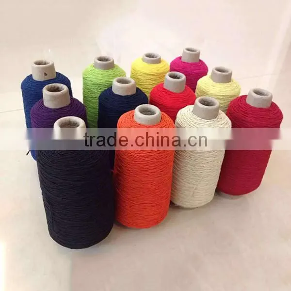 Dope Dyed Rubber Covered Spandex Yarn 90# Latex Rubber Yarn photo-4