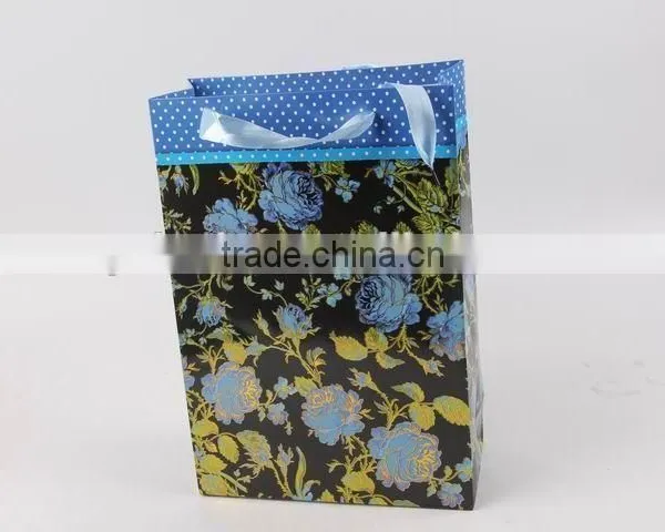 Flower Design Foldable Gift Bag / Shopping Paper Bag photo-2