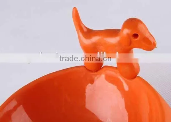3D Dog Design Matte Plastic Pet Bowl photo-2