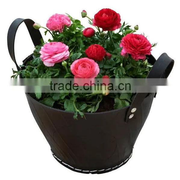 Eco Friendly Recycled Tire Rubber Planter Pot photo-2