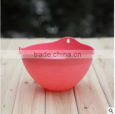 Home Garden Plastic Flower Pot Hanging Planter With Iron Chain photo-4