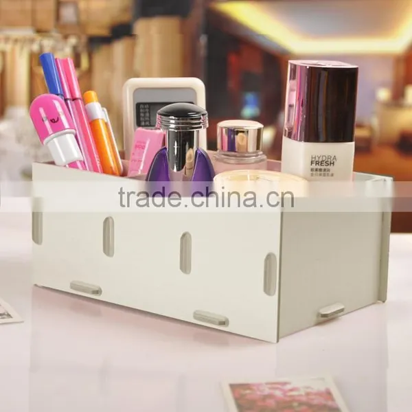Wooden Cosmetics Storage Box / DIY Organizer photo-6