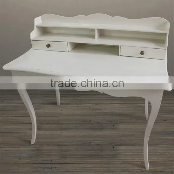 Antique Finished Kids Study Table, Solid Wood French Countryside Style Kids Homework & Reading Table - BF07-70353 photo-4