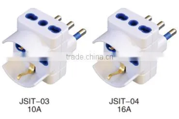 Italian ac dc Electrical Multi 3 Round Pin 16a Industrial Male and Female Plug Socket Adaptor Socket photo-3