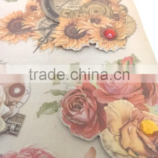 Paper 3D Sticker, Hot Sale 3D Decoupage Stickers, Craft Gift Sticker for Decoration photo-5