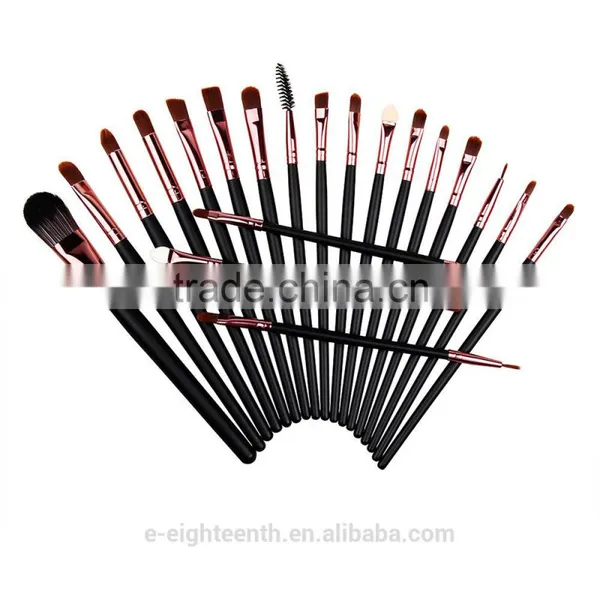 20 Pcs Pro Makeup Set Powder Foundation Eyeshadow Eyeliner Lip Cosmetic Brushes photo-4