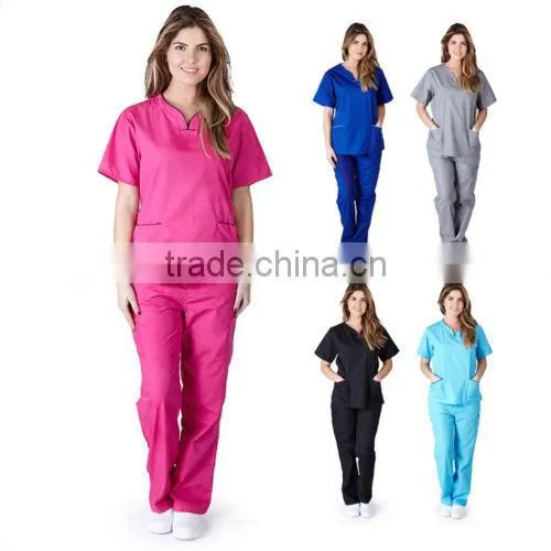 New Item 2017 Design Medical Scrub/scrub Suit/nurse Hospital Uniform photo-6