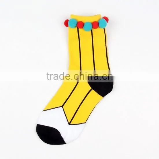 100% Cotton Design Funny Kids Socks photo-2