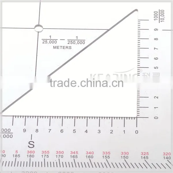 Kearing Brand Manufacture Aviation Square Protractor,combination Square Set Protractor,super Quality Military Square Ruler#KMP-4 photo-5