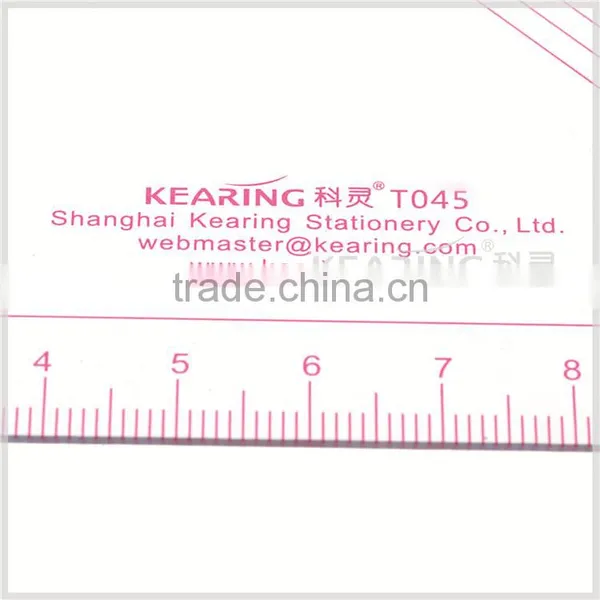 Kearing Brand Sandwich Line for Durability,triangle Grader Ruler,grading Sewing Grader Ruler With Protractor #T045 photo-5