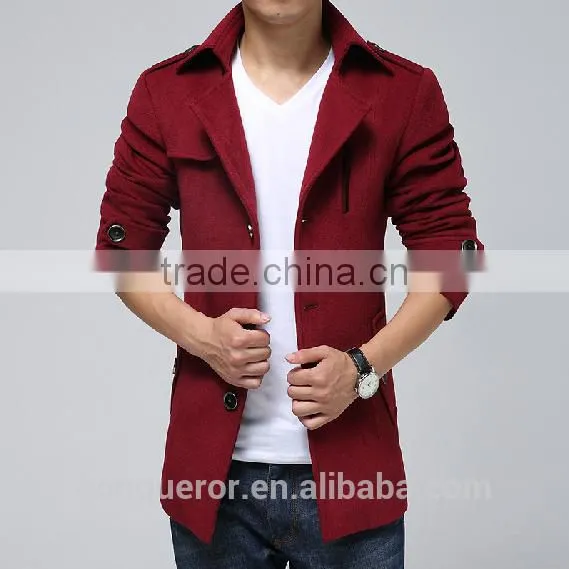 Wool Winter Coat Made to Measure Men Overcoat BCZ011 photo-4