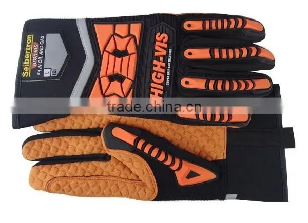 EN388 4131 Heat Resistant Gloves, Impact Resistant Safety Gloves,western Impact Safety Working Gloves photo-3